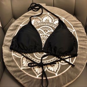 Strappy Black Bikini Top